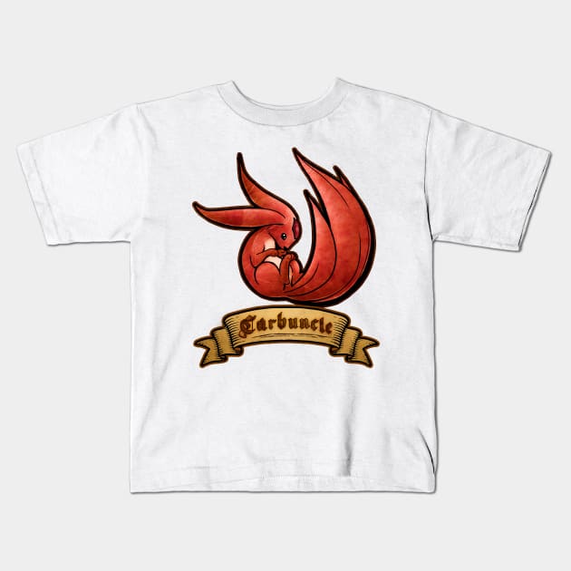 Carbuncle Kids T-Shirt by mcashe_art